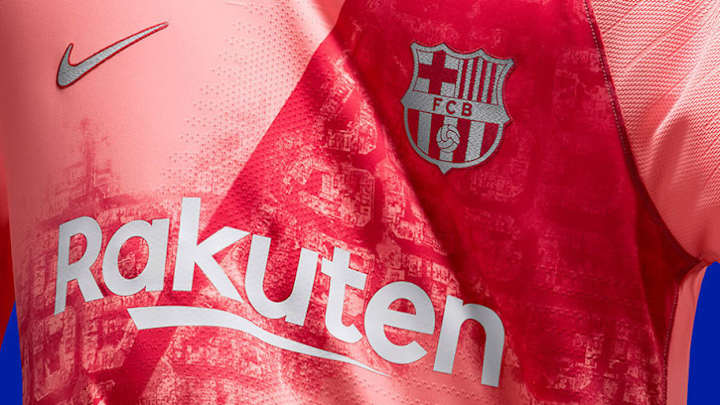 Barcelona Launch Vivid Two-Tone Pink 2018/19 Third Kit Paying Tribute to Home City