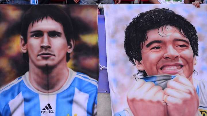 VIRAL | El techo del estadio de futsal que tiene pintado a los cracks del fútbol argentino