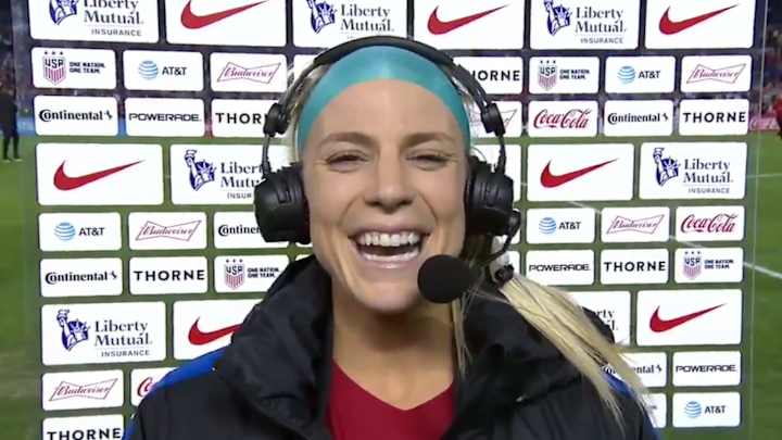 Watch: Julie Ertz Overjoyed After Finding Out Eagles, Husband Zach Headed to Super Bowl