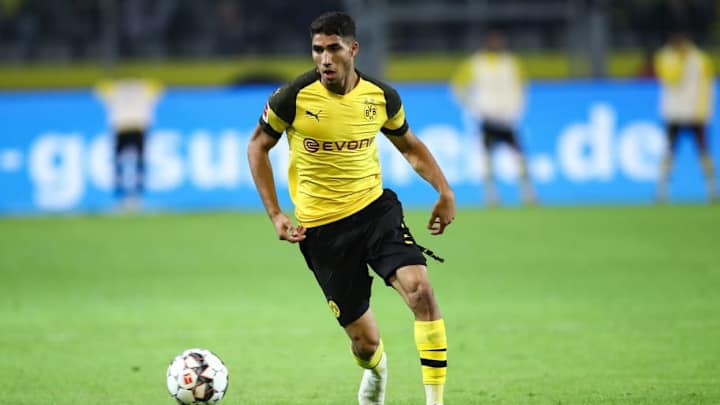 Achraf no piensa en el Real Madrid tras debutar con gol en el Borussia Dortmund