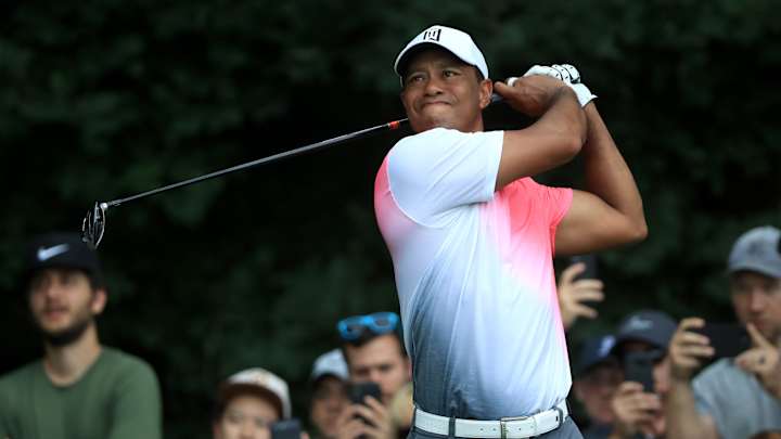 Tiger Woods Shoots 65 to Vault Up Leaderboard at Quicken Loans National
