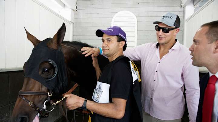 A Saturday at the Belmont With Gronk