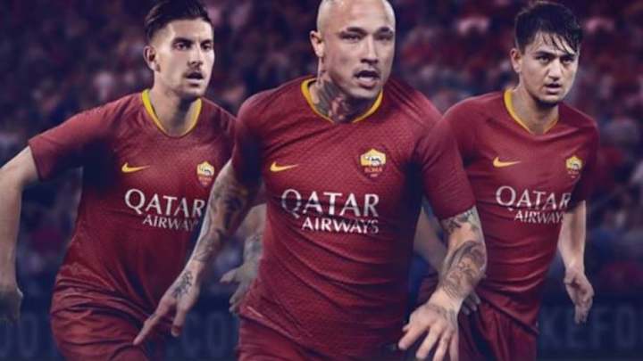AS Roma Unveil New Nike 2018/19 Home Kit With Historic Roman Military Design