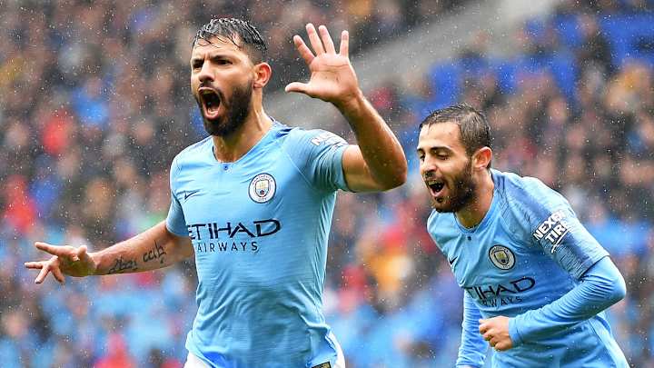 WATCH: Sergio Aguero Marks New Deal With Goal as Man City Routs Cardiff