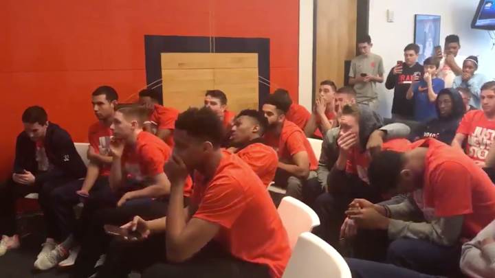 Watch: Syracuse Players Get Emotional After Learning They Made NCAA Tournament Watch: Syracuse Players Get Emotional After Learning They Made NCAA Tournament