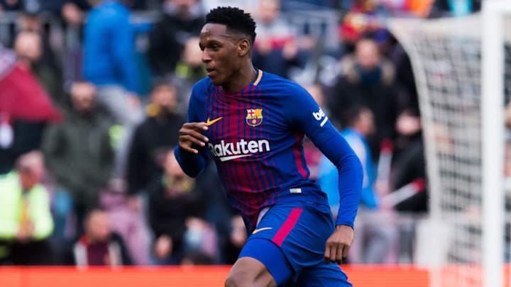 VÍDEO | Yerry Mina marcó su primer gol con el Barcelona y realizó su famoso baile