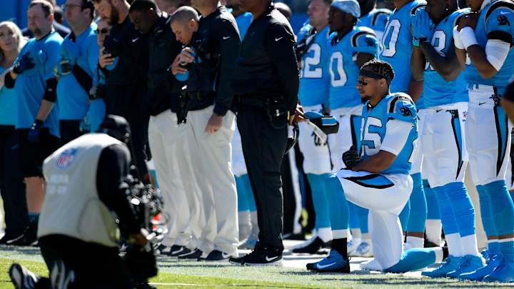 Which NFL Players Protested Racial Injustice During the National Anthem in Week 9?
