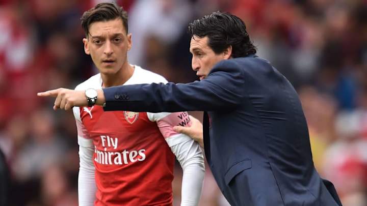 Unai Emery Urges Arsenal's Mesut Ozil to Step Up Defensively Ahead of Chelsea Clash