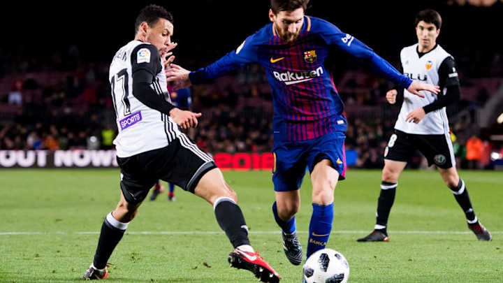 Barca Fans React as Francis Coquelin 'Strips' Lionel Messi in Copa del Rey Clash Barca Fans React as Francis Coquelin 'Strips' Lionel Messi in Copa del Rey Clash