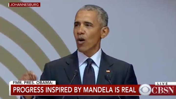 Watch: Barack Obama Uses French World Cup Team as Example of Embracing Our Common Humanity