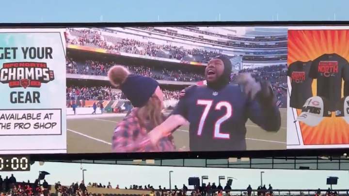 Watch: Charles Leno Jr. Proposes to Girlfriend at Midfield After Bears Clinch NFC North Watch: Charles Leno Jr. Proposes to Girlfriend at Midfield After Bears Clinch NFC North
