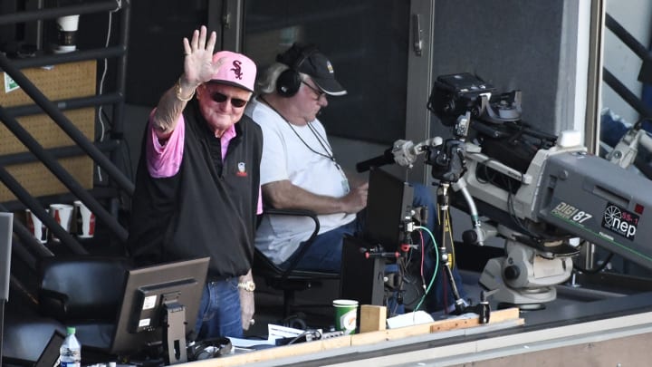 White Sox Broadcaster Ken 'Hawk' Harrelson Works Last Game in Booth