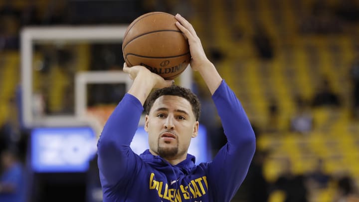 Klay Thompson 'Optimistic' About Playing in Game 2 With High Ankle Sprain Klay Thompson 'Optimistic' About Playing in Game 2 With High Ankle Sprain