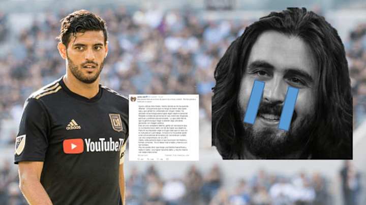 Carlos Vela confiesa que no quiere saber nada de las Chivas Carlos Vela confiesa que no quiere saber nada de las Chivas