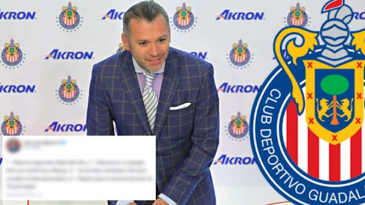 José Luis Higuera anuncia el segundo refuerzo de Chivas