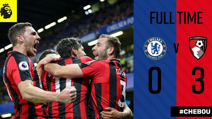 Bournemouth Stuns Chelsea With 3-0 Win at Stamford Bridge