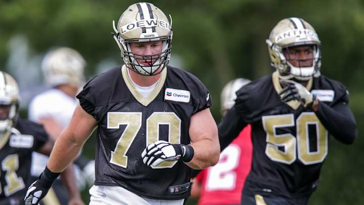Saints' Mitchell Loewen Helps Save Man After Car Fell From Fourth Floor of a Parking Garage Saints' Mitchell Loewen Helps Save Man After Car Fell From Fourth Floor of a Parking Garage