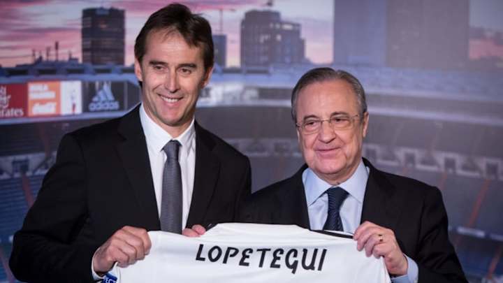 Los dardos de Florentino y Lopetegui a Rubiales en la presentación del entrenador Los dardos de Florentino y Lopetegui a Rubiales en la presentación del entrenador