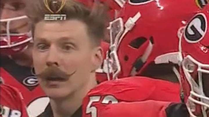 Georgia's Assistant Strength And Conditioning Coach Aaron Feld Has An Incredible Mustache