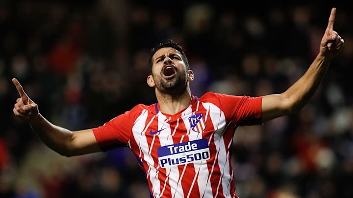 WATCH: Diego Costa Scores Again, Sent Off in Second Game Back With Atletico