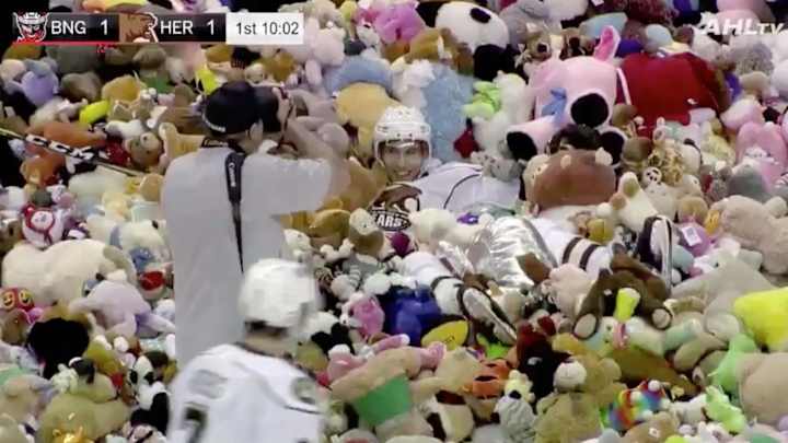 Monday’s Hot Clicks: Hershey Bears Shatter Teddy Bear Toss Record With 34,798 Monday’s Hot Clicks: Hershey Bears Shatter Teddy Bear Toss Record With 34,798