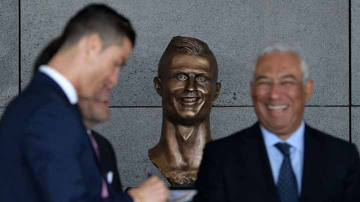 90min Readers Name Notorious Cristiano Ronaldo Sculpture as the Worst of All Time