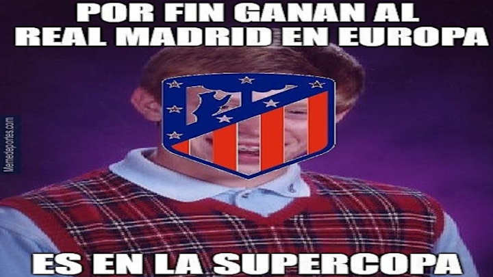 Los mejores memes de la victoria del Atlético sobre el Real Madrid en la Supercopa de Europa