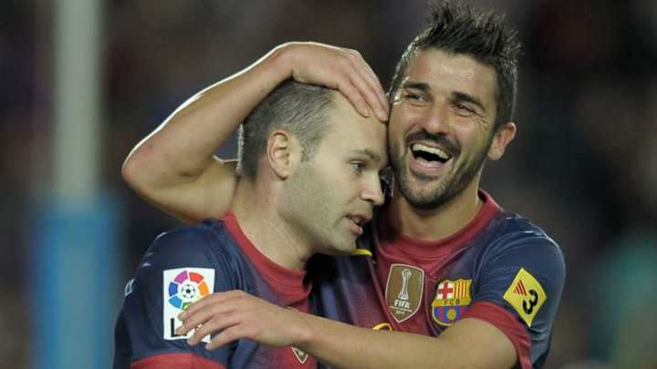 Villa es el mejor '9' con el que jugó Iniesta