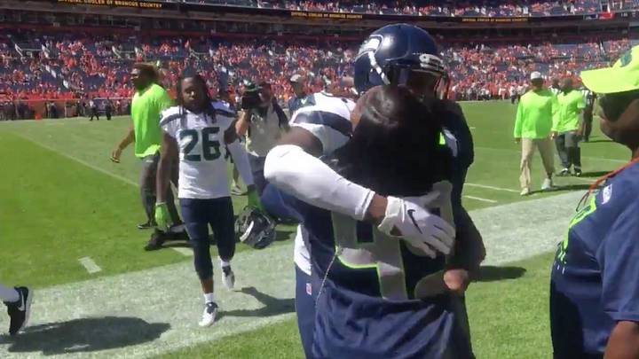 Watch: Shaquem Griffin Hugs Mother on Sideline Prior to NFL Debut With Seahawks