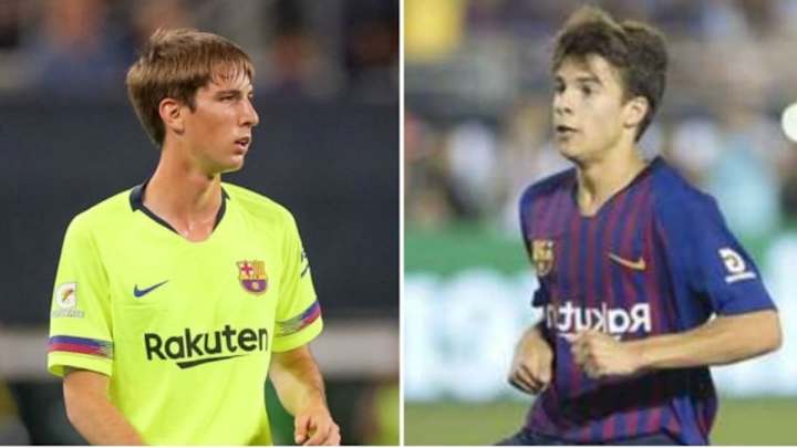 La novatada a Juan Miranda y Riqui Puig en la pretemporada azulgrana La novatada a Juan Miranda y Riqui Puig en la pretemporada azulgrana
