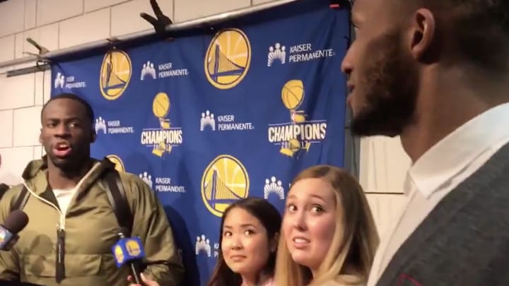 Watch: Draymond Green Pays Evan Turner On the Spot For Michigan State-Ohio State Bet