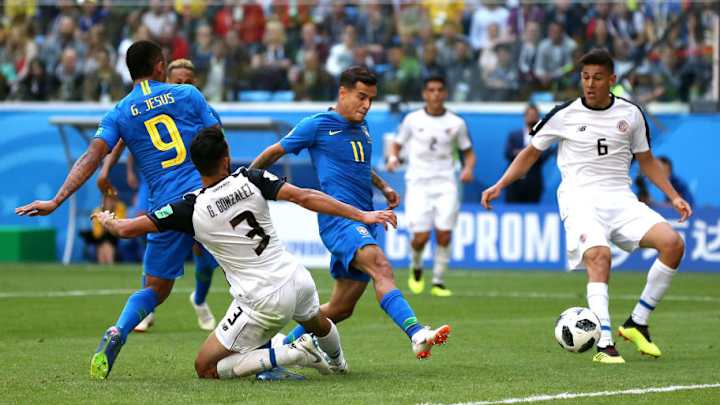 Brazil 2-0 Costa Rica: Late Double Makes Victory Look Easy for Brazil In Hard Fought Encounter Brazil 2-0 Costa Rica: Late Double Makes Victory Look Easy for Brazil In Hard Fought Encounter