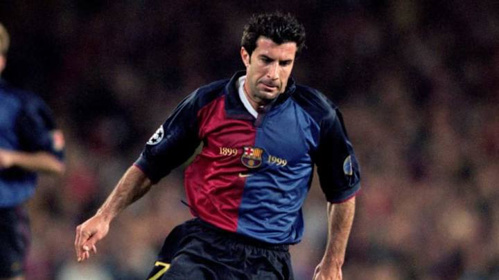 Una asociación barcelonista pide retirar una placa con el nombre de Figo del Camp Nou