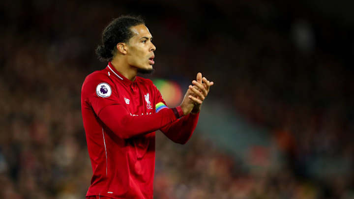 Liverpool's Virgil Van Dijk Reacts With Hilarity to 'Assist' on Merseyside Derby Winner Liverpool's Virgil Van Dijk Reacts With Hilarity to 'Assist' on Merseyside Derby Winner
