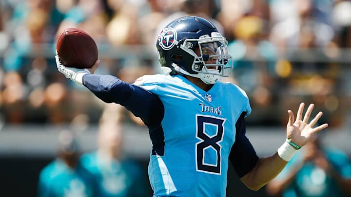 Titans QB Marcus Mariota Replaces Blaine Gabbert in First Quarter vs. Jaguars