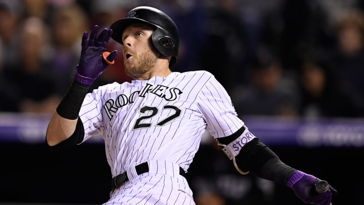 Rockies Shortstop Trevor Story Hits Three Homers Against Giants, Sets Statcast Record for Longest HR Rockies Shortstop Trevor Story Hits Three Homers Against Giants, Sets Statcast Record for Longest HR