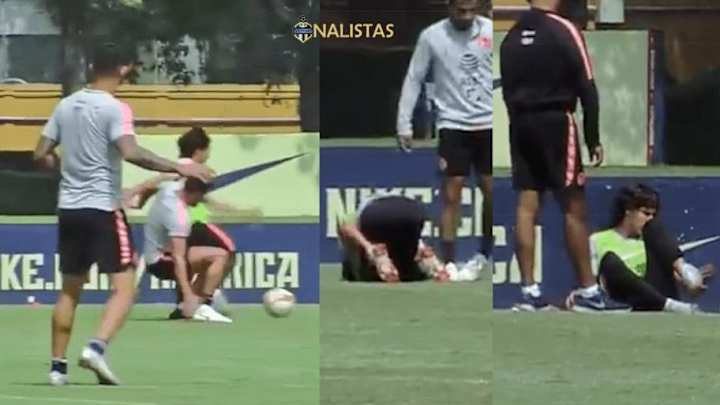 TERRIBLE | Bruno Valdez lesionó a Diego Lainez y lo mandó al hospital