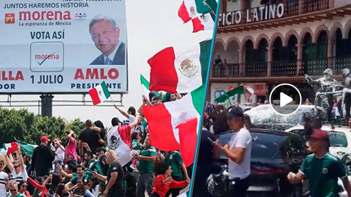 LOCURA | Los festejos se salen de control en México y dos policías salen los más perjudicados LOCURA | Los festejos se salen de control en México y dos policías salen los más perjudicados