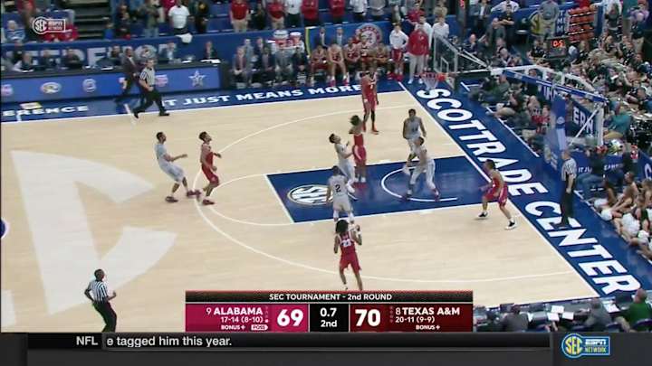 Watch: Alabama's Collin Sexton Goes Length of the Court for Game-Winner Against Texas A&M