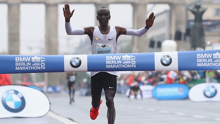 Eliud Kipchoge Returns To Berlin Marathon In 2018 To Lower 2:03:05 Personal Best Eliud Kipchoge Returns To Berlin Marathon In 2018 To Lower 2:03:05 Personal Best