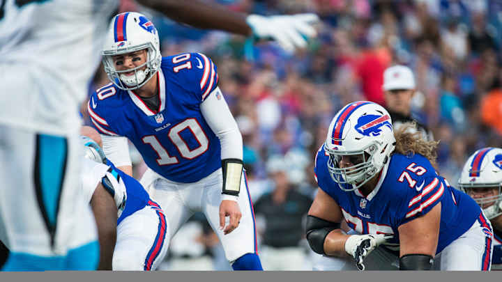 Report: Bills Quarterback A.J. McCarron Suffers Hairline Fracture of Collarbone