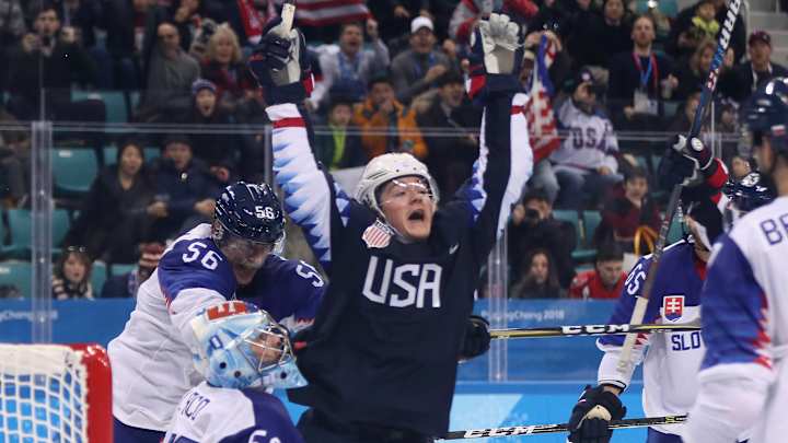 USA Hockey Rebounds From Slovenia Loss to Beat Slovakia 2–1 USA Hockey Rebounds From Slovenia Loss to Beat Slovakia 2–1