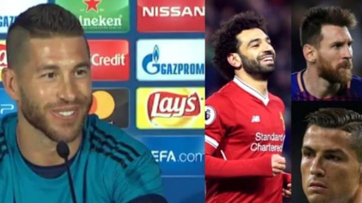 La reflexión más contundente de Sergio Ramos para los que comparan a Salah con CR7 y Messi