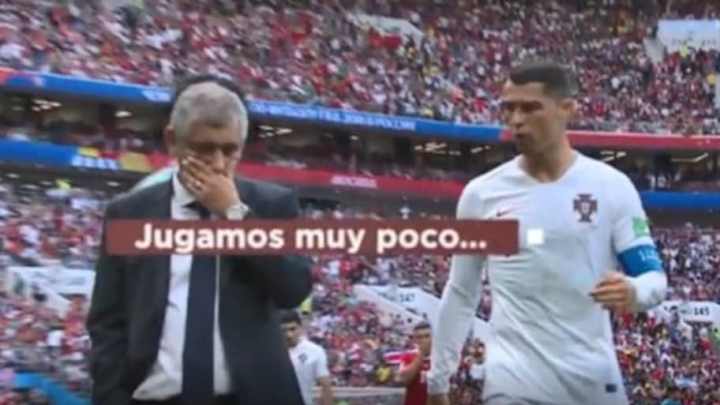 NO SALIÓ CONTENTO | Lo que le dijo Cristiano a su entrenador al terminar el partido ante Marruecos NO SALIÓ CONTENTO | Lo que le dijo Cristiano a su entrenador al terminar el partido ante Marruecos