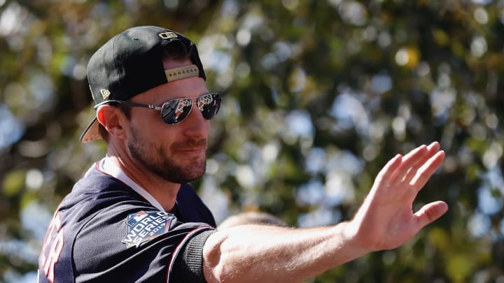 Police Escort Max Scherzer Look-Alike Through Nationals World Series Parade Police Escort Max Scherzer Look-Alike Through Nationals World Series Parade