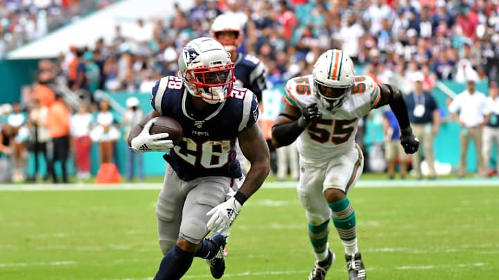 Report: James White's Toe Injury Described as 'Very Minor'