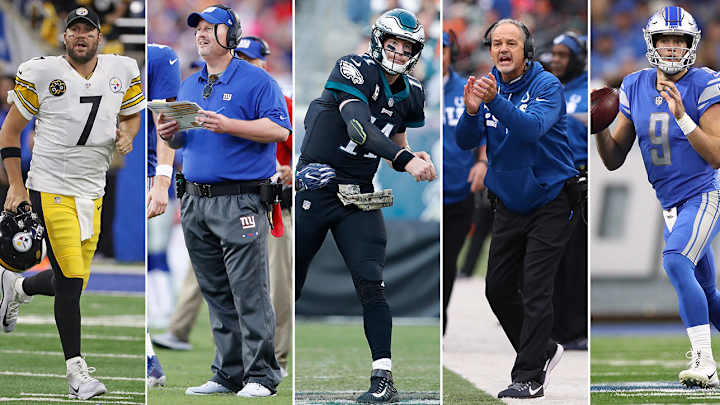 Hot Seats, Upstarts, a Sleeper and a Sleeping Giant: Storylines for the NFL Season’s Second Half Hot Seats, Upstarts, a Sleeper and a Sleeping Giant: Storylines for the NFL Season’s Second Half