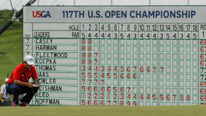 Red, white and who? Ryder Cup star Reed moves up at US Open