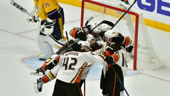 Ducks fend off Predators to take overtime win in Game 4 and even series
