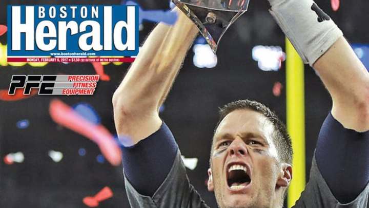 Super Bowl 51 Sports Section Fronts